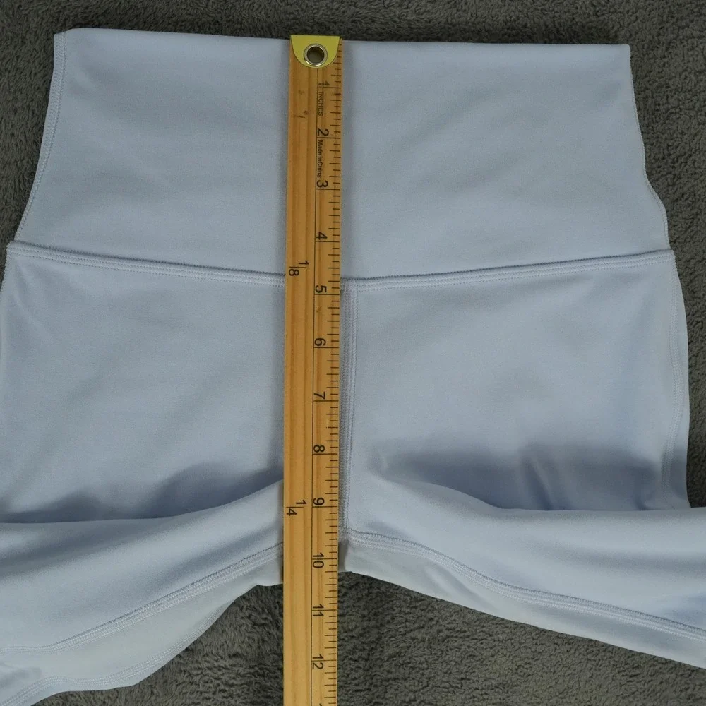 Lululemon Align High-Rise Crop Leggings‎ Womens 6 Light Blue Yoga Pants LW6BGHS